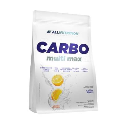 Podrobnoe foto дієтична добавка гейнер в порошку allnutrition carbo multi max апельсин, 3 кг