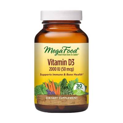 Podrobnoe foto харчова добавка вітаміни в таблетках megafood vitamin d3 2000 iu, 30 шт