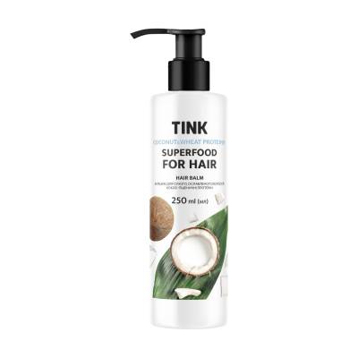 Podrobnoe foto бальзам tink superfood for hair coconut & wheat proteins balm кокос та пшеничні протеїни, для сухого та ослабленого волосся, 250 мл