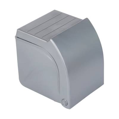 Podrobnoe foto тримач для туалетного паперу ecodeo tex сірий, 1 шт (l9100sl)