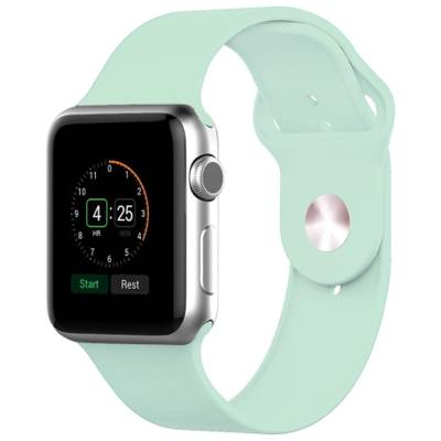 Podrobnoe foto силиконовый ремешок для apple watch 42mm / 44mm (бирюзовый / turquoise)
