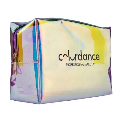 Podrobnoe foto косметичка colordance holographic bag, 10*22*15 см