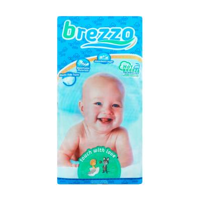 Podrobnoe foto дитячий підгузок brezzo mini в індивідуальній упаковці, розмір 2 (3-6 кг), 1 шт