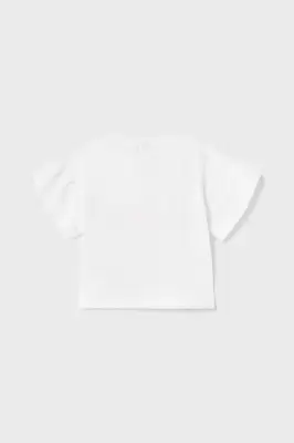 Podrobnoe foto бавовняна футболка для немовлят mayoral колір білий