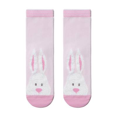 Podrobnoe foto шкарпетки жіночі conte elegant happy 18с-268сп-420 світло-рожеві, розмір 23-25