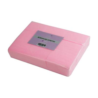 Podrobnoe foto безворсові серветки tufi profi premium рожеві, 4*6 см, 540 шт