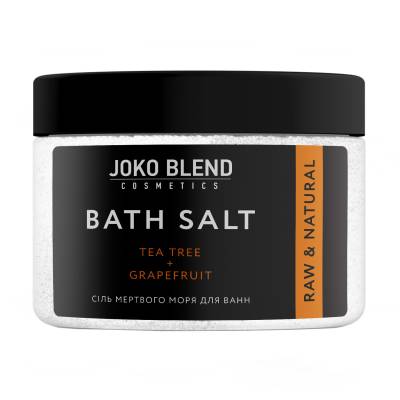 Podrobnoe foto сіль мертвого моря для ванн joko blend bath salt чайне дерево + грейпфрут, 300 г