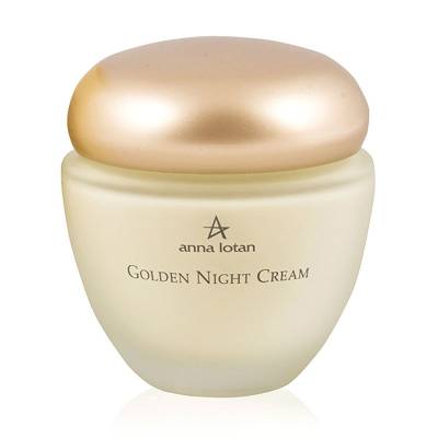Podrobnoe foto золотий нічний крем для обличчя anna lotan liquid gold golden night cream, 50 мл