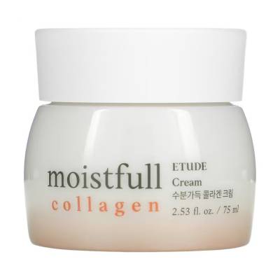 Podrobnoe foto крем для обличчя etude house moistfull collagen cream з колагеном, 75 мл