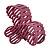 foto заколка для волосся dini matte style три серця, рожева, 1 шт (d-699)