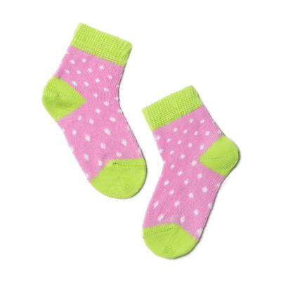 Podrobnoe foto шкарпетки дитячі conte kids tip-top 5с-11сп-214, мальва-салатовий, розмір 8