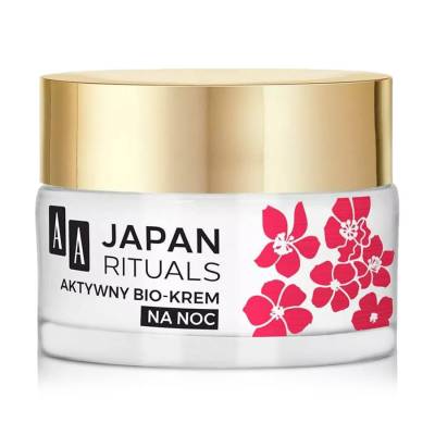 Podrobnoe foto нічний активний біо-крем для обличчя aa japan rituals ultra regenerating active night bio-cream 60+, 50 мл
