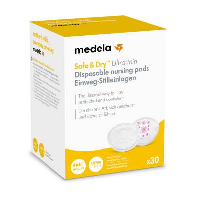 Podrobnoe foto одноразові прокладки для бюстгальтера medela safe & dry disposable nursing pads, 30 шт