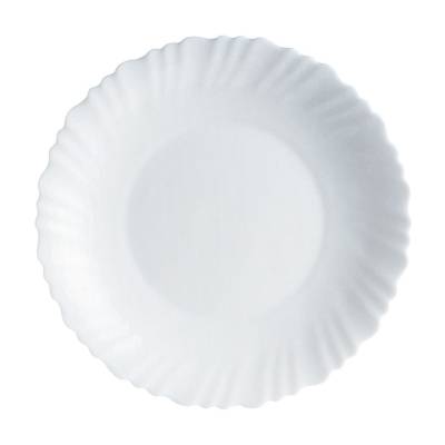 Podrobnoe foto тарілка підставна luminarc feston біла, 27.3 см (11365)