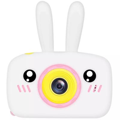 Podrobnoe foto детская фотокамера baby photo camera rabbit (белый)