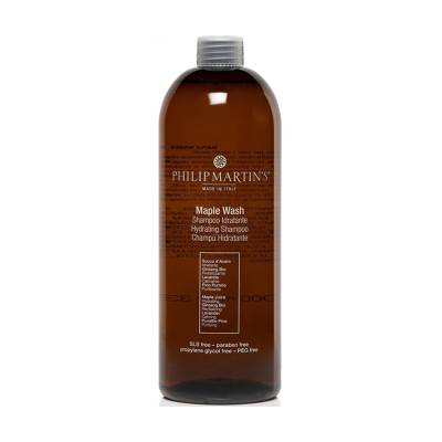 Podrobnoe foto зволожувальний шампунь philip martin's maple wash hudrating shampoo для сухого волосся, 1 л