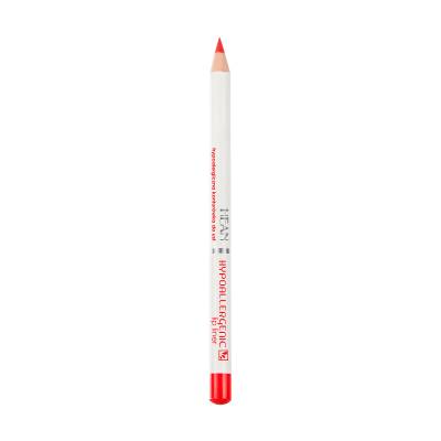 Podrobnoe foto гіпоалергенний олівець для губ hean hypoallergenic lip liner 507 hot red, 3 г