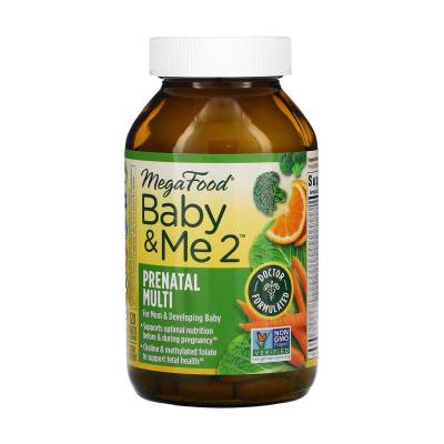 Podrobnoe foto харчова добавка в таблетках megafood baby & me 2 prenatal multi вітаміни для вагітних, 120 шт