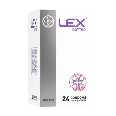 Podrobnoe foto презервативи lex dotted, 24 шт