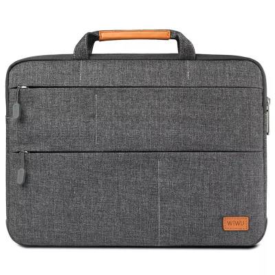Podrobnoe foto сумка для ноутбука wiwu laptop stand bag 15.4" (сірий)