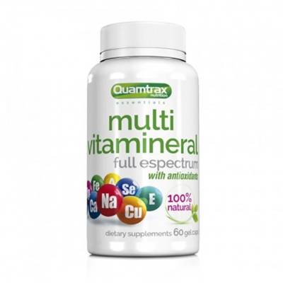 Podrobnoe foto харчова добавка вітамінно-мінеральний комплекс в капсулах quamtrax multi vitamineral, 60 шт