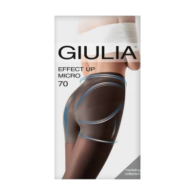 Podrobnoe foto класичні колготки жіночі giulia effect up з моделювальними шортиками, 70 den, nero, розмір 4