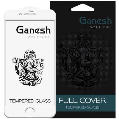 Podrobnoe foto захисне скло ganesh (full cover) для apple iphone 7 (4.7'') (білий)