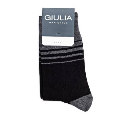 Podrobnoe foto шкарпетки чоловічі giulia msl-023 calzino black р.43-46
