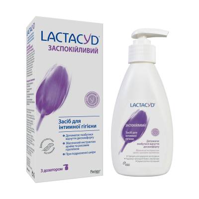 Podrobnoe foto засіб для інтимної гігієни lactacyd заспокійливий, 200мл