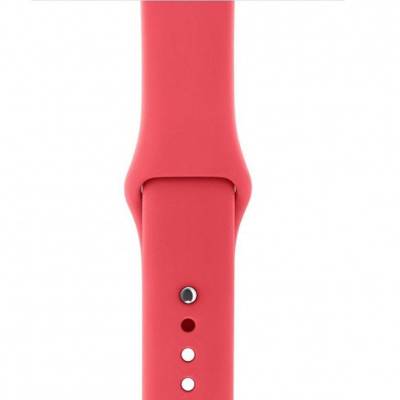 Podrobnoe foto силиконовый ремешок для apple watch 38mm / 40mm (красный / rose red)