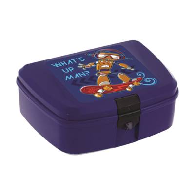 Podrobnoe foto дитячий контейнер для зберігання їжі herevin what`s up ланчбокс темно-фіолетовий, 7*12*17 (161279-004)