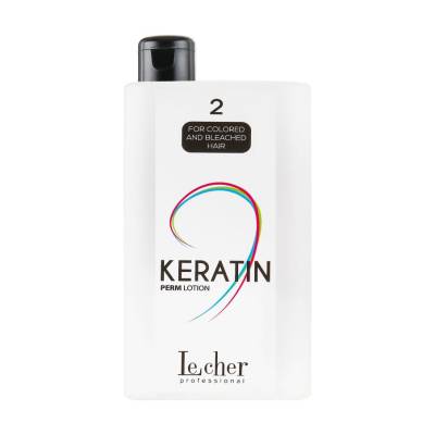 Podrobnoe foto засіб для хімічної завивки lecher 2 keratin perm lotion для фарбованого та знебарвленого волосся, 500 мл