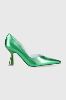Podrobnoe foto туфлі chiara ferragni decollete колір зелений