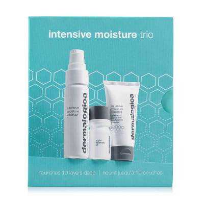 Podrobnoe foto набір для обличчя dermalogica intensive moisture trio kit (крем для вмивання, 30 мл + олія, 4 мл + крем, 15 мл)
