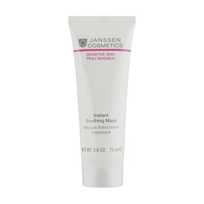 Podrobnoe foto заспокійлива маска для обличчя janssen cosmetics sensitive skin instant soothing mask, 75 мл