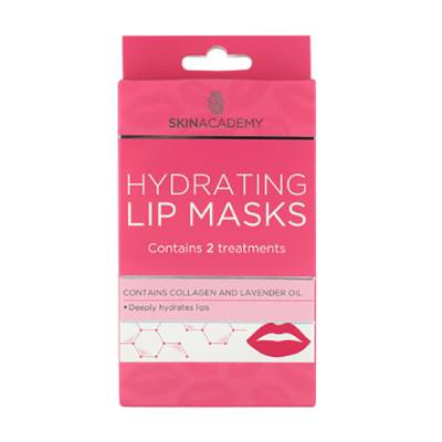 Podrobnoe foto зволожувальна маска для губ skin academy hydrating lip mask з олією лаванди, 2 шт
