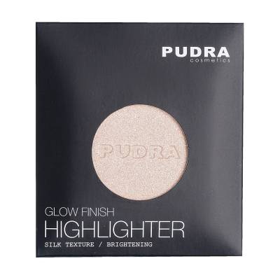 Podrobnoe foto хайлайтер для обличчя pudra cosmetics glow finish higlighter 01, 5.5 г (змінний блок)