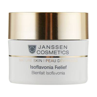 Podrobnoe foto антивікові капсули для шкіри обличчя janssen cosmetics isoflavonia relief capsules з ізофлавонами, 50 шт