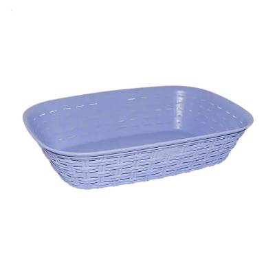 Podrobnoe foto хлібний кошик irak plastik під ротанг, фіолетовий, 20*29.5*7 см (5437)