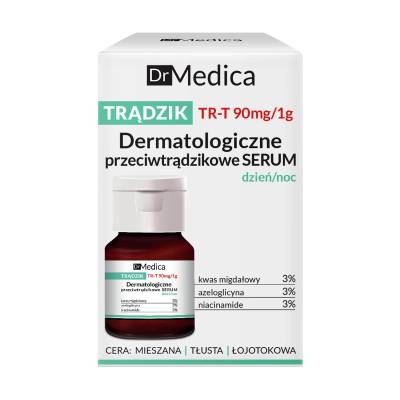 Podrobnoe foto сироватка для обличчя bielenda dr medica acne анти акне дерматологічна денна/нічна, 30мл
