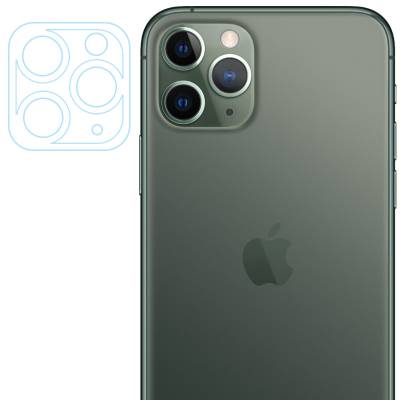 Podrobnoe foto гнучке захисне скло 0.18mm на камеру і весь блок (тех.пак) для apple iphone 11 pro (5.8") (прозорий)