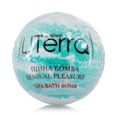 Podrobnoe foto бомба для ванни uterra native sensual pleasure, зелена, 140 г