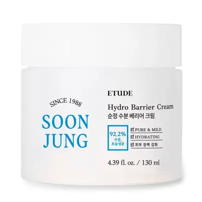 Podrobnoe foto зволожувальний крем для обличчя etude house soon jung hydro barrier cream, 130 мл