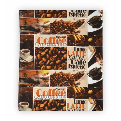 Podrobnoe foto кухонний рушник вафельний home line кава, 50*60 см (135107)
