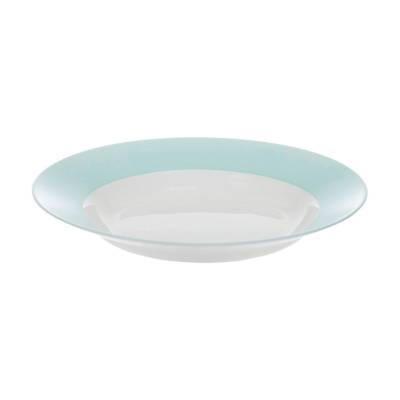 Podrobnoe foto тарілка супова luminarc banquise біло-блакитна, 22 см (l8152)