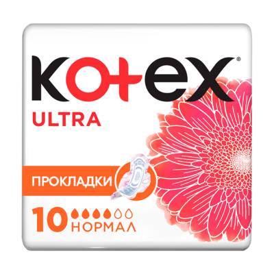 Podrobnoe foto прокладки для критичних днів kotex ultra normal, 10 шт