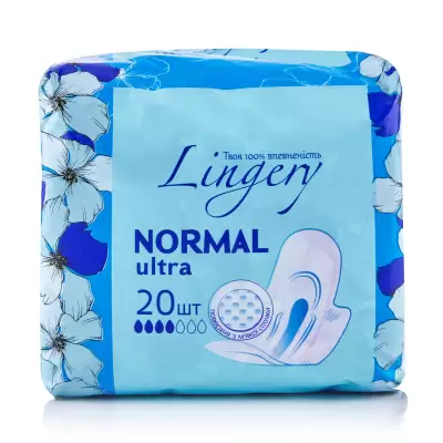 Podrobnoe foto гігієнічні прокладки для критичних днів lingery normal ultra, 20 шт