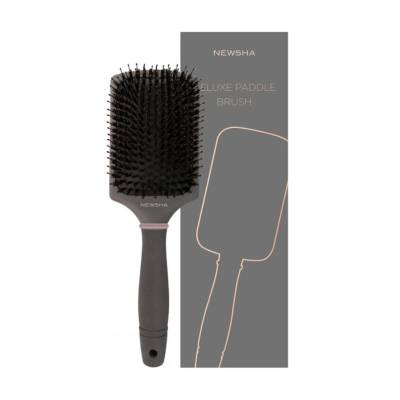 Podrobnoe foto масажна щітка для волосся newsha deluxe paddle brush, 1 шт