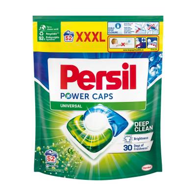 Podrobnoe foto капсули для прання persil power caps universal deep clean, 52 цикли прання, 52 шт (дойпак)