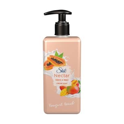 Podrobnoe foto рідке крем-мило shik nectar cream soap папайя та манго, 450 г